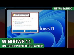 How Install Windows 11 on Unsupported PC/Laptop | How to Install Windows 11 on Unsupported Processor