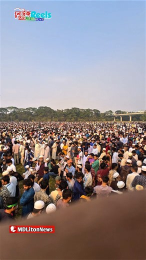 😭Lakhs of people flocked to Osman Hadi's funeral #Osman #Hadi #funeral #today #tranding