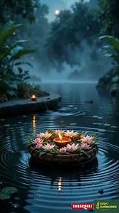 Floating Light - Night calm in motion.🌙