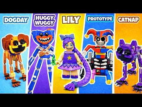 I Built ALL Poppy Playtime Chapter 5 in LEGO: Prototype, Lily, Huggy Wuggy & MORE!
