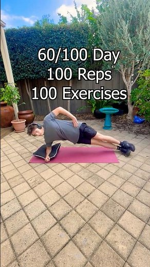 Day 60 of 100 of doing 100 reps of 100 different exercises | #fitnesschallenge #fitness #exercise