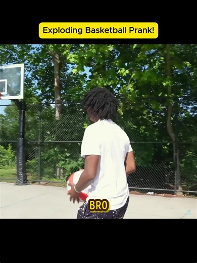 #Exploding Basketball Prank! PART (6) | exploding basketball prank