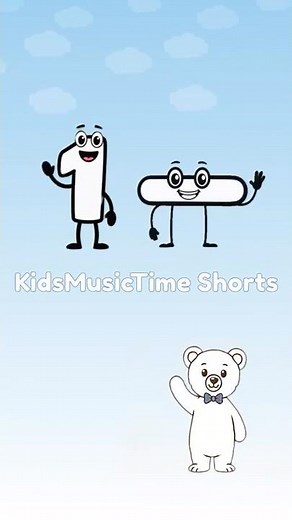 🌟One! My First Number🐻‍❄️Number Shorts | KidsMusicTime