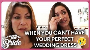 Groom shops for a... blue wedding dress? 👗 | Don't Tell the Bride 📺 FOLLOW FOR MORE: https://www.facebook.com/donttellthebride/ ▶️ SUBSCRIBE FOR MORE: https://www.youtube.com/c/donttellthebride | Don't Tell The Bride