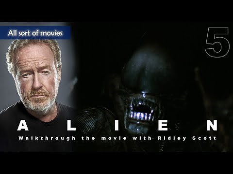 Alien (1979) Walkthrough the movie with Ridley Scott, Part 5 - The cat was only witness