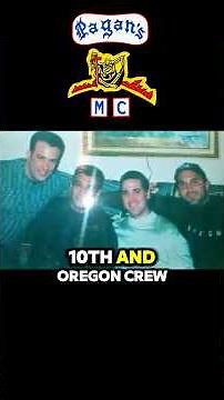 Pagans mc war with the 10th & Oregon gang #biker #mafia #shorts i