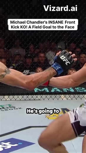 Michael Chandler Delivers Epic Front Kick KO