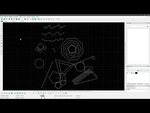 LibreCAD - Lezione 03 - Disegnare Linee e Forme Vettoriali 2D Semplici, Parametri, Barra Opzioni