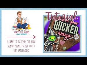 Create a SPELLBOOK and learn to expand the SPINE MAKER | DIY Grimmerie | Minibook Tutorial