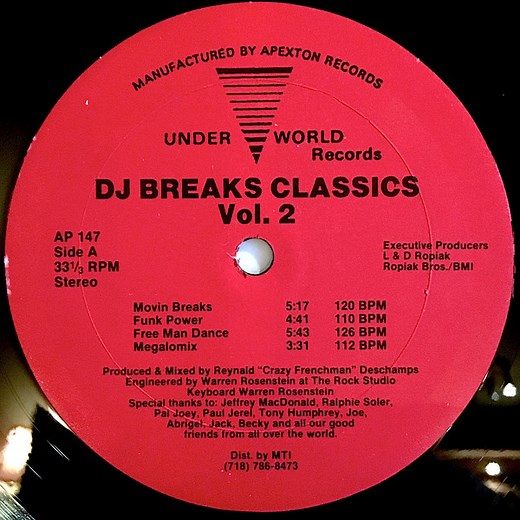Reynald "Crazy Frenchman" Deschamps - DJ Breaks Classics (Vol. 2)