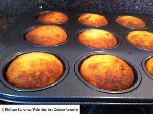 Mini-gâteau au yaourt coeur au chocolat