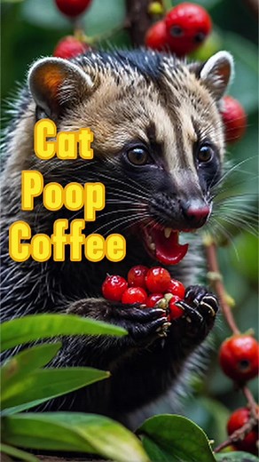 You think you know coffee...until you hear how your fancy $5 latte's beans are actually pooped out by a small cat-like creature called the Asian Palm Civet! 🐆☕️ Get ready to never look at your morning brew the same after this wildly true (and pretty gross) fun fact! #CivetCoffee #StrangeButTrue #WeirdCoffeeFacts #BizarreFoodOrigins #AnimalPoopCoffee #WildCoffeeBeans #NoKiddingFacts #NatureIsCrazy #GrossCoffeeTruth #FunnyFoodFacts #Coffee #Morning #Starbucks #USA #Cat #Pets