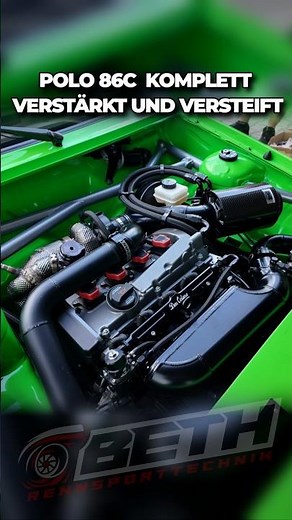 1.8T Motor mit GTX28 im POLO 86C