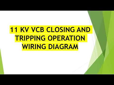 11 KV VCB CLOSING AND TRIPPING OPERATION WIRING DIAGRAM