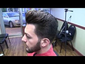 Classic Men's Scissor Cut Tutorial with Pompadour by MC Barber