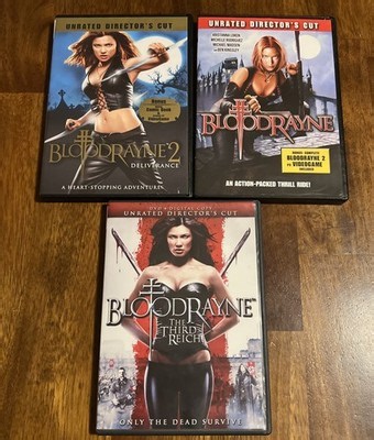 Bloodrayne Trilogy 1, 2 & 3 (DVD + PC Video Game) Deliverance, Third Reich | eBay