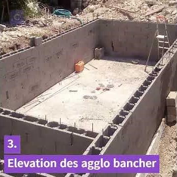 Creation Piscine en béton 2022. les étapes en images maisonstraditionnelles.com