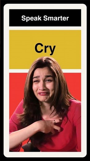 The ultimate guide to 'Crying' vocabulary! 📚