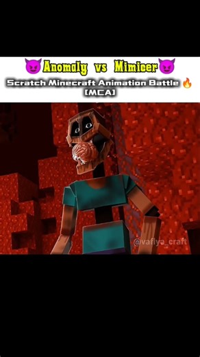 Anomaly Monster vs Mimicer Monster 🔥☠️|| Cubic Minecraft Animation 🔥