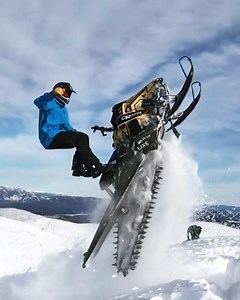 396K views · 1.9K shares | @parkincostain No lifeguard on duty. #cannonball #notskiing #polaris #flying #snow #montana #snowmobile @mitchyyang  | Snowmobile Fails | Facebook