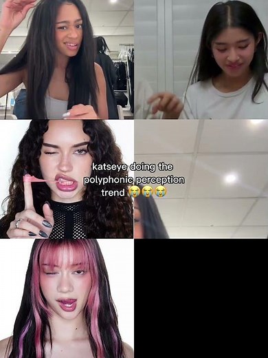 katseye sharing the same braincell 😭😭😭 the kats doing the polyphonic perception trend #katseye