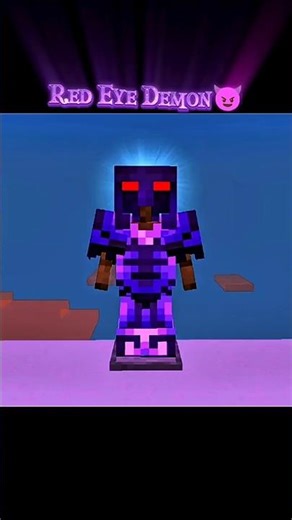 Red Eye Demon 👀 😈.! Minecraft_Armor_Trim_Combination #viral #fyp