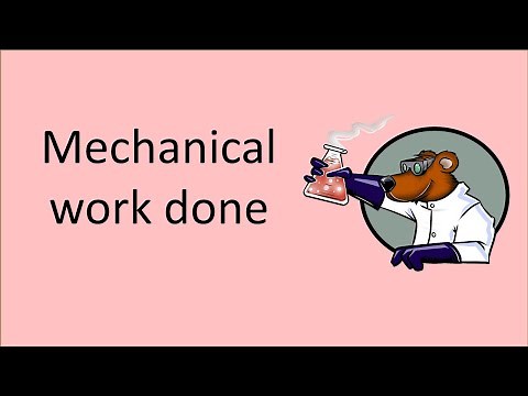 Mechanical work done (GCSE Physics)