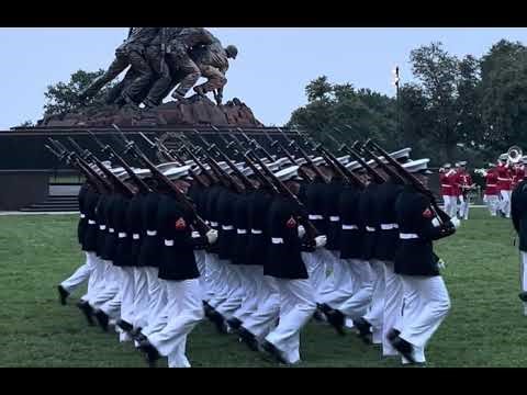 Marine Corps Parade at Iwo Jima Memorial