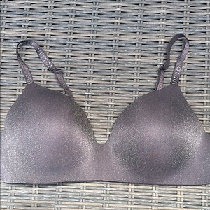 Victoria's Secret Shimmering Gray Bra