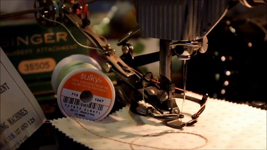 SINGER Two-Thread Embroidery Attachment - Demonstration