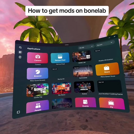 How to get mods on bonelab #CapCut #tutorial#bonelab##vr#fyp#mod