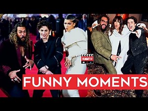 Dune Cast Bloopers & Funny Moments! | Jason Momoa and Zendaya 😂😂😂