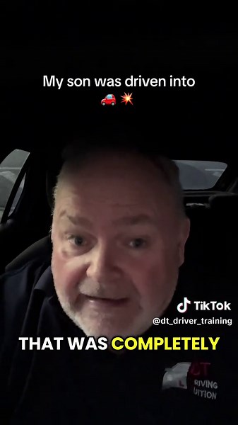 Mini Roundabout Accident: Son's Driving Experience