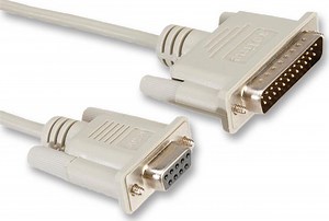 Roline Καλώδιο RS232 25-pin male σε RS232 9-pin female 1.8m