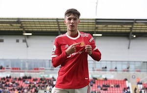 Charlie McNeill celebrates scoring in third successive game
