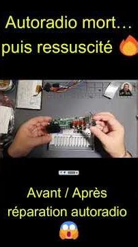 Mission réparation autoradio terminée