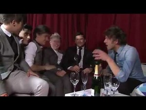 One Direction interview after the brits + Niall and Harry drunk ! (and the rest of the boys)