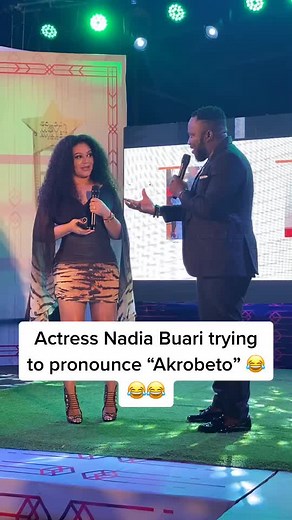 Nadia Buari at the Golden Microphone Awards