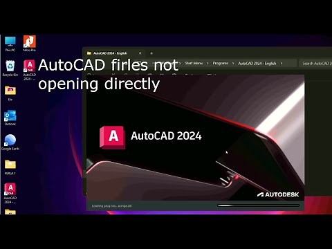 How to fix AutoCAD files not opening directly with AutoCAD software