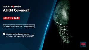 Alien Covenant en avant-première, votre cinéma vous propose deux séances pour le voir avant tout le monde. 19h45 et 22h15. Plus d'informations sur: https://www.cgrcinemas.fr/bourges/film/alien-covenant-2017/ | CGR Bourges - Mega CGR