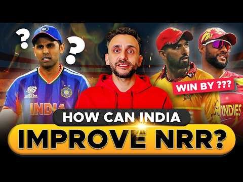 What does INDIA have to do to IMPROVE their Net Run Rate? | T20 World Cup - Super 8 | Jatin Sapru