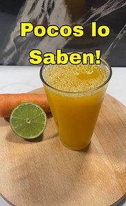 Mezcla jugo de zanahoria con limón | Ana Recetas