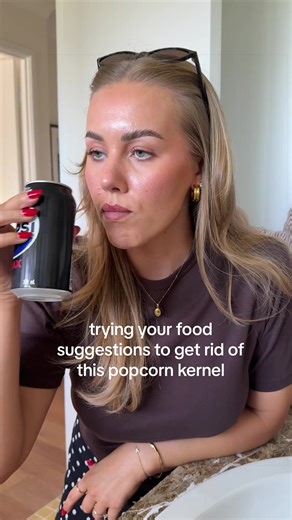 Food Suggestions to Remove a Stuck Popcorn Kernel