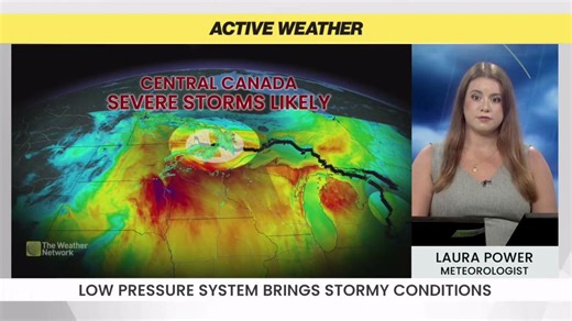 A primed environment brings strong storms from Saskatoon to Thunder Bay through Friday afternoon and overnight. Meteorologist Laura Power has your full forecast. ⬇️ | The Weather Network