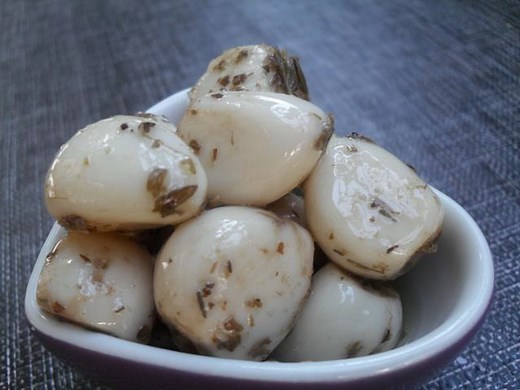 Recette d'ail mariné facile au vinaigre