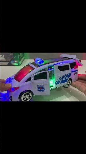 Police Car 3D LED Lights 🚓⚡ Satisfying Unboxing & Test ASMR #Short