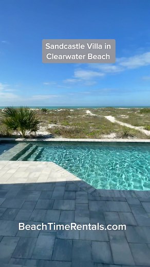 Our beautiful beachfront villa #beachfront #privatepool #gulfcoast #florida #tampabay #clearwaterbeach #venmospringbreak