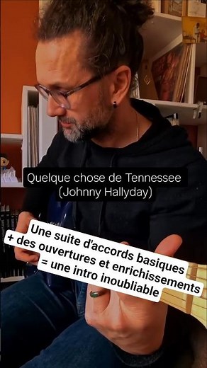 Quelque chose de Tennessee #coursdeguitare #guitareelectrique #guitaredebutant #johnnyhallyday