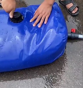 Large-Capacity Water Storage Container, 50 100 500 1000 Gallon Portable Water Tank/ Camping Garden Drought Resistance Agricultural Irrigation Outdoor RV Emergency Water ( Color : B , Size : 0.8x0.43x0