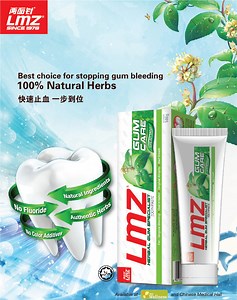 [Hot Item] Chinese Herbal Personal Oral Care Toothpaste Without Fluoride Lmz Gum Care